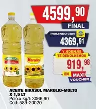 X$ - Aceite Girasol