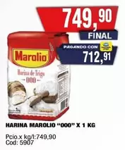 Marolio - HARINA MAROLIO "000"