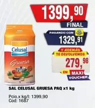 Celusal - SAL CELUSAL GRUESA PAQ x1 kg