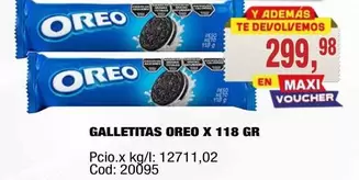 Oreo - GALLETITAS X 118 GR