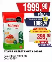 Hileret - AZUCAR LIGHT X 500 GR
