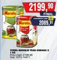Marolio - YERBA MAROLIO TRAD-DORADA X 1 KG