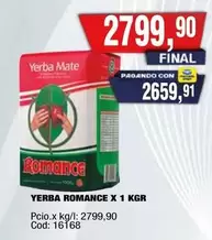 Romance - Yerba  X 1 KGR