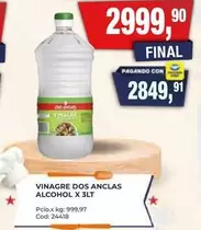 X$ - VINAGRE ALCOHOL