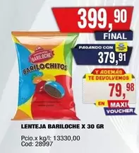 Bariloche - LENTEJA BARILOCHE X 30 GR
