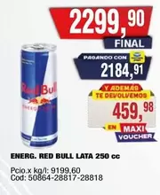 Red Bull - RED BULL LATA 250 cc