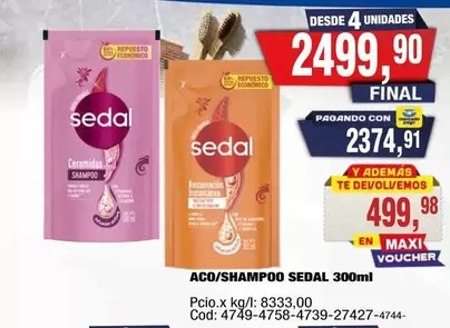 Sedal - ACO/SHAMPOO SEDAL 300ml