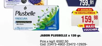 Plusbelle - JABON PLUSBELLE x 120 gr.
