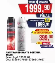 Polyana - ANTITRANSPIRANTE