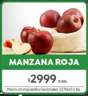 X$ - MANZANA ROJA