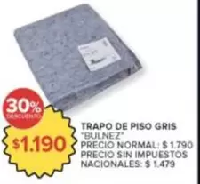 Bulnez - TRAPO DE PISO GRIS