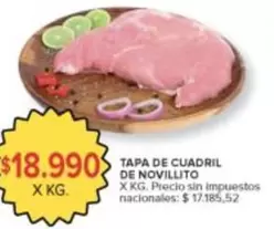 X$ - TAPA DE CUADRIL DE NOVILLITO
