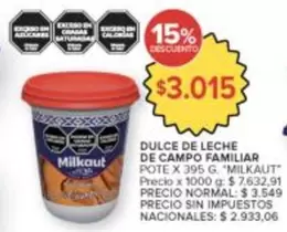 Milkaut - DULCE DE LECHE DE CAMPO FAMILIAR
