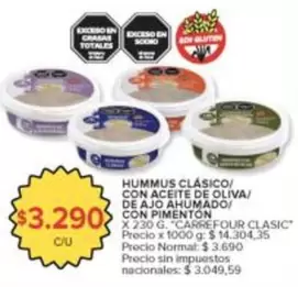 X$ - HUMMUS CLÁSICO