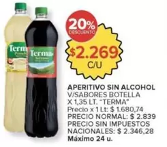 Terma - APERITIVO SIN ALCOHOL