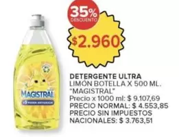 Magistral - DETERGENTE ULTRA LIMÓN