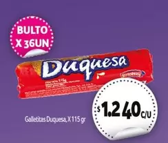 Duquesa - Galletitas