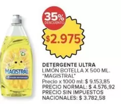 Magistral - DETERGENTE ULTRA LIMÓN