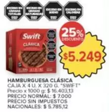 Swift - HAMBURGUESA CLÁSICA