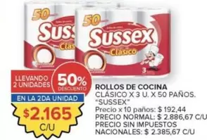 Sussex - ROLLOS DE COCINA