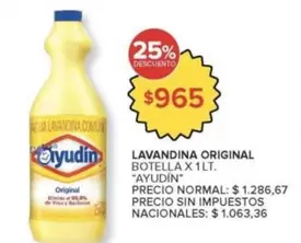 X$ - LAVANDINA ORIGINAL