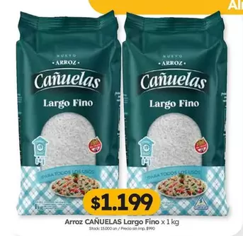 cañuelas - Arroz Largo Fino
