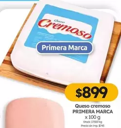 Primera marca - Queso cremoso