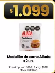 X$ - Medallón de carne