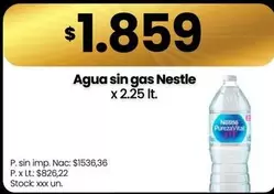 Nestlé - Agua sin gas