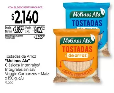 Molinos Ala - Tostadas de Arroz