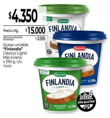 Finlandia - Queso untable