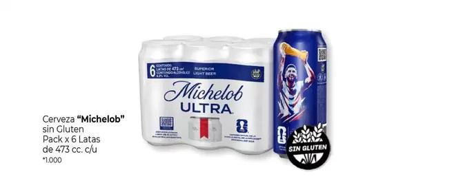 Michelob - Cerveza sin Gluten