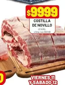 COSTILLA DE NOVILLO