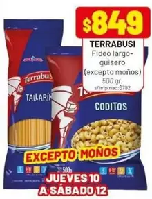 Terrabusi - Fideo largo-guisero