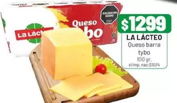 La Lácteo - Queso barra tybo