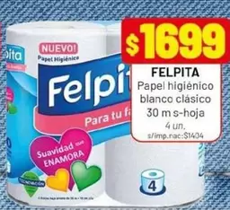 Felpita - Papel Higi0999nico blanco cl0999sico