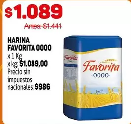 Favorita - HARINA 0000