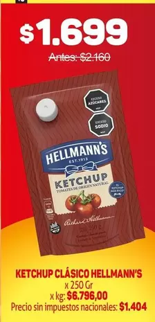Hellmann's - Ketchup Clásico