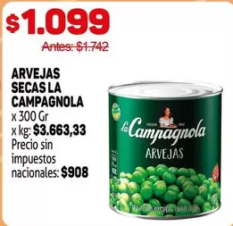 La Campagnola - ARVEJAS SECAS