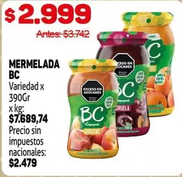 BC - MERMELADA