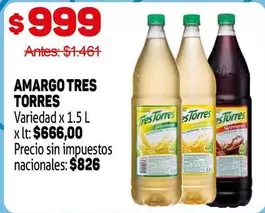 Tres Torres - AMARGO