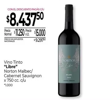 Norton - Vino Tinto "Libre"