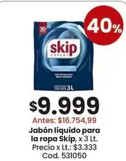 Skip - Jabón líquido para la ropa