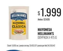 Hellmann's - MAYONESA CLASICA