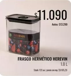 FRASCO HERMÉTICO