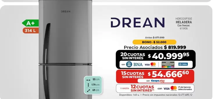 Drean - HELADERA