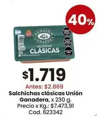 Unión - Salchichas clásicas