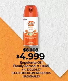 Off - Repelente Aerosol
