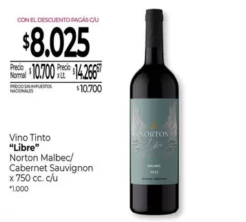 Norton - Vino Tinto "Libre"