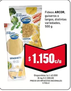 Arcor - Fideos guiseros o largos